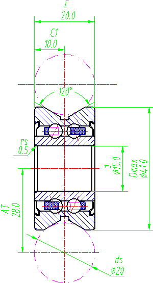 RV202/15.41-20 ZZ, RV202/15.41-20-2RS