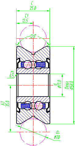 RV203/17 ZZ, RV203/17-2RS